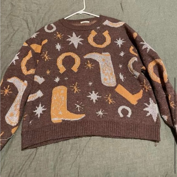Western Sweater L - Picture 1 of 1